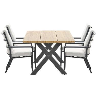 Garden Impressions Senja tuinset 5-delig - Zadar tuintafel 180x100 cm product