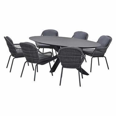 Garden Impressions Yima - Scot tuinset 7-delig Napoli grey