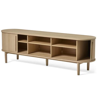 Tv-Meubel Licht Eikenhout - 180x40x55,6cm - Meta product