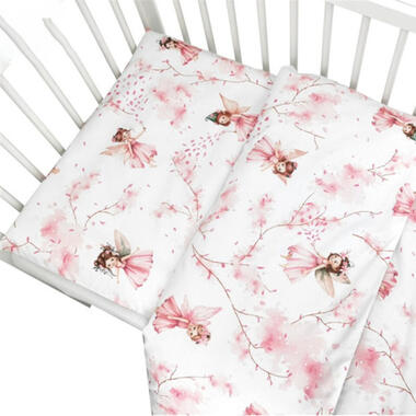 Zavelo Peuter Dekbedovertrek Fairy Roze 120 x 150 cm product