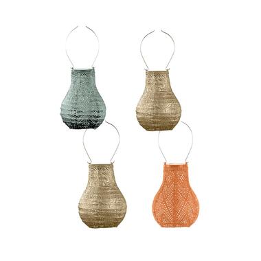 Lumiz Lampion op zonne energie - Solar tuinverlichting - Bulb Set - 4 stuks product