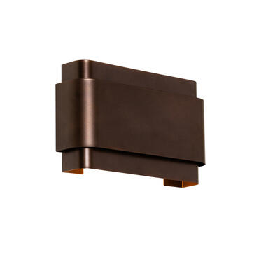 Qazqa wandlampen coen bruin g9