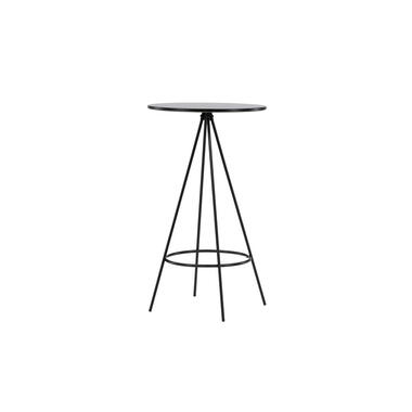 Fjôrd Bartafel Zwart Hout - 60x60x105cm - Bistro product