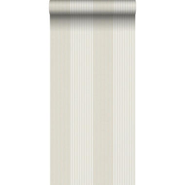 Sanders & Sanders behang - strepen - vergrijsd beige - 53 cm x 10.05 m - 640671 product