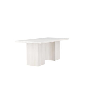 Fjôrd Eettafel Whitewash Hout - 200x90x75cm - Olga product
