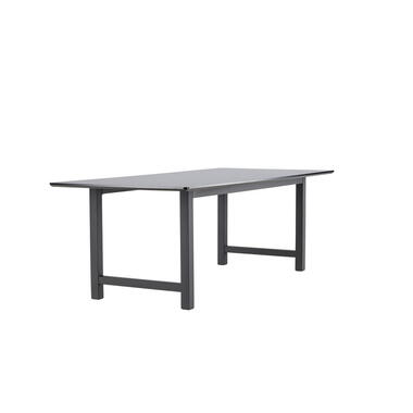Fjôrd Eettafel Zwart Hout - 220x100x75cm - Count product