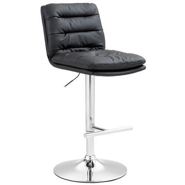CLP Barkruk Damar chroom Frame - Kunstleer - zwart product