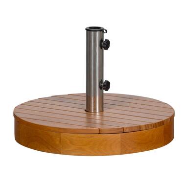 WOOOD Monica Parasolvoet - Hout - Naturel - 37xØ49 cm