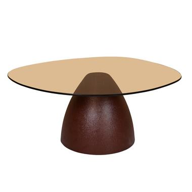 Brix - Salontafel - Brix Mylon Burgundy 86cm - Bruin product