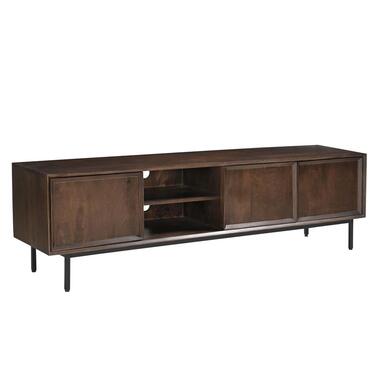 Livingfurn - Tv-meubel - Ravenstein Brown 180cm - Bruin product