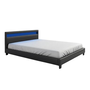 Meubella - Tweepersoonsbed Paris - Zwart - 160x200 cm product