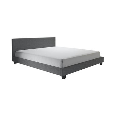 Meubella - Tweepersoonsbed George - Grijs - Stof - 180x200 cm product
