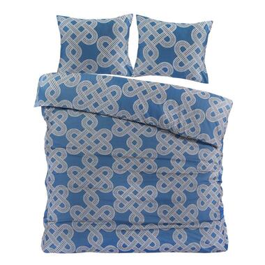 Papillon Tijn Dekbedovertrek - Tweepersoons - 200x200/220 cm - Blauw