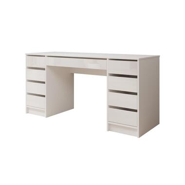 Meubella - Bureau Avio 2 - Wit hoogglans - 154 cm product