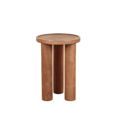 LABEL51 Bijzettafel Elly - Nature - Mangohout - 42 cm product
