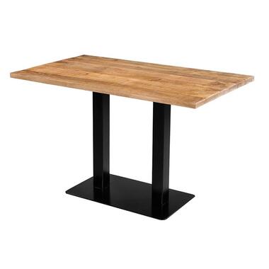 Mangohoutonline - Horecatafel Rechthoek 120x70cm Rechthoekig - Bruin - Mahom product
