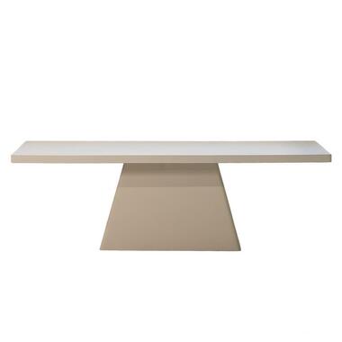 Tuintafel Rechthoek 200cm - Beige Eco Composiet - Avia