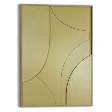 Schilderij 3D Art Terrace vintage green - 70x50cm - Groen product