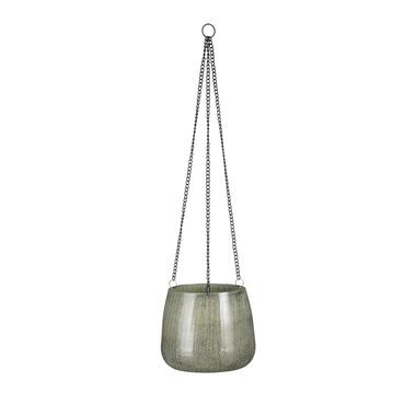 Mica Decorations Benson Hangpot - H16 x Ø19 cm - Metaal - Lichtgrijs product