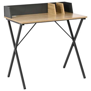 Bureau Carl 120x48x78.5cm - eikdecor/donkergrijs product