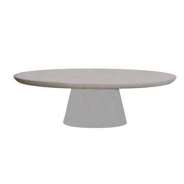 Loungetafel Beige Ovaal 130cm - Eco Composiet - Cleo product