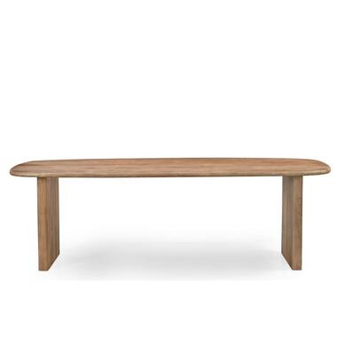 Eettafel Deens Ovaal - Naturel Mangohout - 200x100x77cm - Gin product