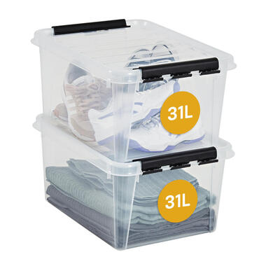 SmartStore Stevige Opbergbox 31L Set van 2 - 50x39x26cm product