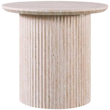 Salontafel Lagos - Ø50x46cm - travertin