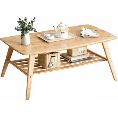 Salontafel Reini - 120x60x50cm - bamboehout