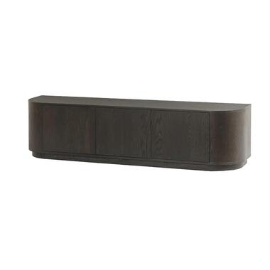 Tv-meubel Donkerbruin Eiken - 180x40x45cm - Novero product