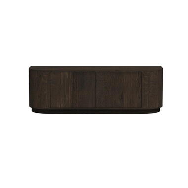 Tv-meubel Donkerbruin Eiken - 140x40x45cm - Novero product