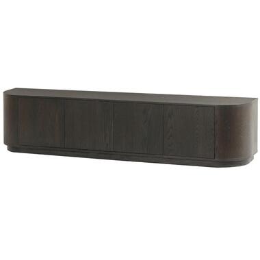Tv-meubel Donkerbruin Eiken - 220x40x45 - Novero product