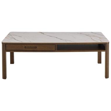 Salontafel - Beige Keramiek - 130x70x45cm - Wilven product