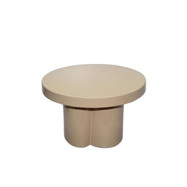 Salontafel Beige Staal - 56,5x56,5x35,5cm - Brix Noa product