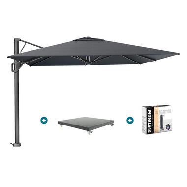 Platinum Beaufort Premium 3,2x3,2 m - Faded Black met Marbella voet en hoes product