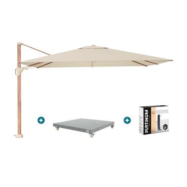 Platinum Challenger Premium T2 2,6x3,5 m - Champagne teak + voet en hoes product