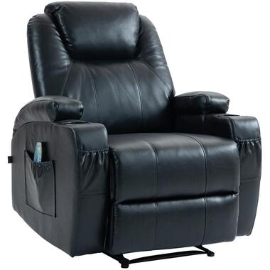 CLP Fauteuil Galena zwart Frame - Kunstleer - zwart product