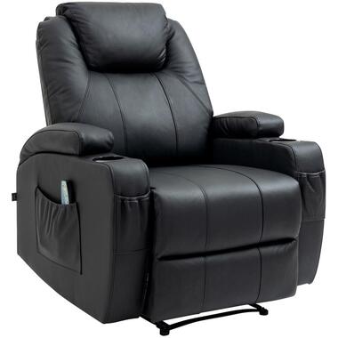 CLP Fauteuil Galena zwart Frame - Echt leer - zwart product