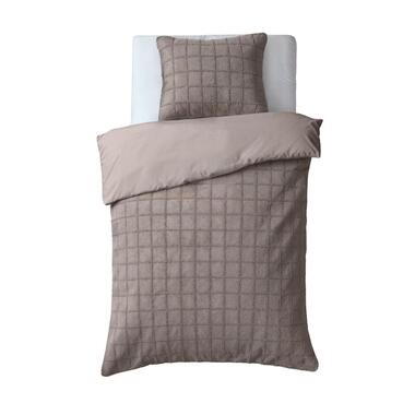 Dekbedovertrek 140x220 – Furry Check Design & Zacht Warm Fleece product