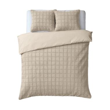 Dekbedovertrek 240x220 – Furry Check Design & Zacht Warm Fleece product