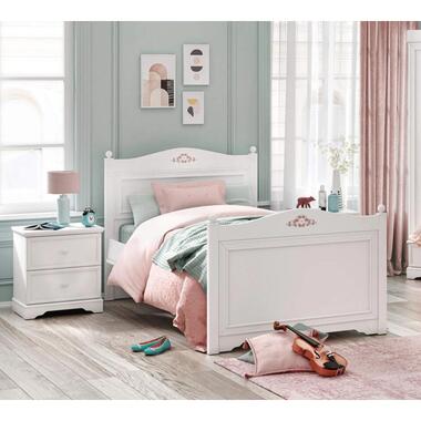 Rustic meisjesbed twijfelaar meisjeskamer 200 x 120 cm