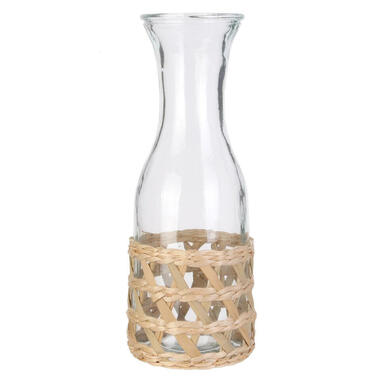 Home Deco Factory Sapkan/schenkkan karaf - transparant - 1000 ml product