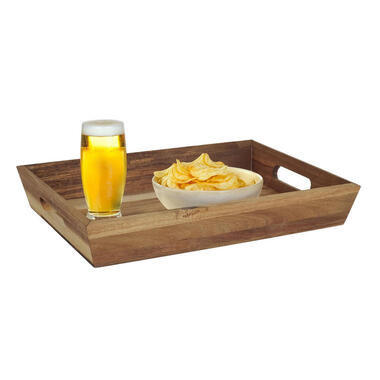 Home Deco Factory dienblad van Acacia - 32 x 23 x 5 cm - bruin product