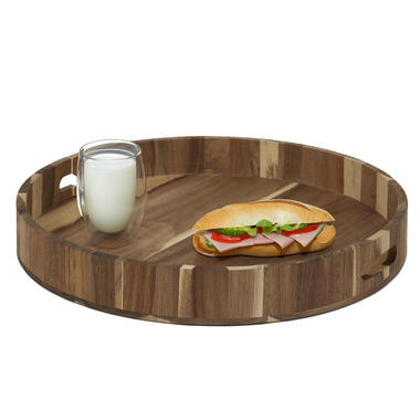 Home Deco Factory dienblad van Acacia - 40 x 5 cm - bruin product