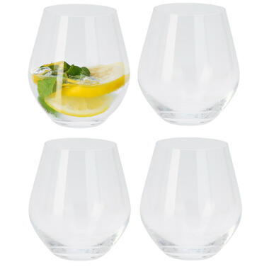 Excellent Houseware Tumbler glazen - 400 ml - 4x stuks product