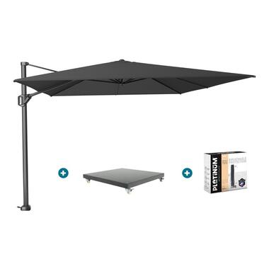 Platinum Challenger Premium T1 4x3 m - Faded Black met Marbella voet en hoes product
