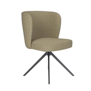Housecraft Stan Eetkamerstoel Draaibaar Metaal Pistache groen product