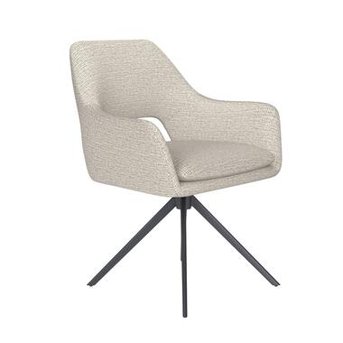 Housecraft Mos Eetkamerstoel Draaibaar Metaal Off-White - Beige product