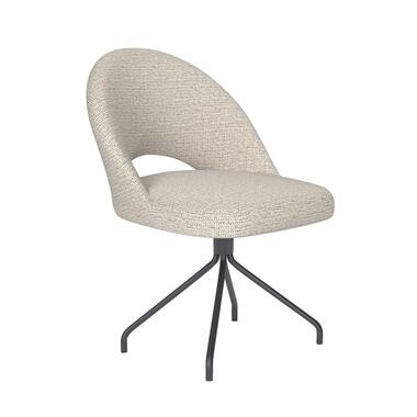 Housecraft Mick Eetkamerstoel Draaibaar Metaal Spider Off-White - Beige product
