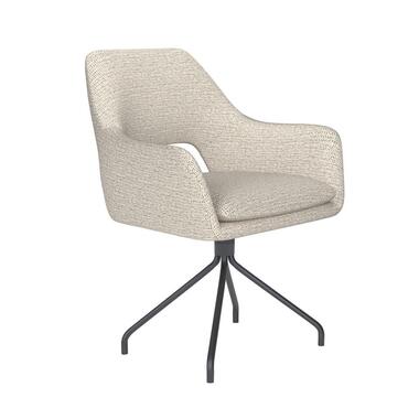 Housecraft Mos Eetkamerstoel Draaibaar Metaal Spider Off-White - Beige product